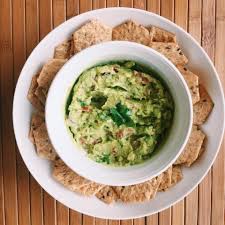 Guacamole & Whole Grain Crackers or Veggies